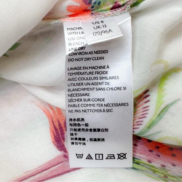 RARE! Anthropologie Analise midi length fairy hem birds of paradise dress, 8. - Picture 9 of 9